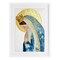 Stupell Industries Mother Mary Religious Portrait Framed Print Under Glass, design by Petal Prints Design